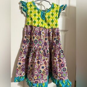 Jelly the Pug Savannah Pinwheel Dress